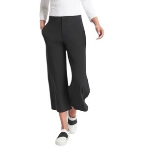 NWT Athleta Tribeca Cropped Pants Black 8